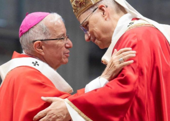 El Papa León XIV entregó el palio arzobispal a Monseñor Víctor Hugo Palma Paúl