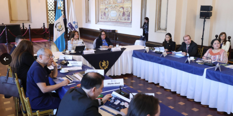 Vicepresidenta, Karin Herrera, presidió la reunión extraordinaria del Consejo Nacional de Ciencia y Tecnología. (Foto: Senacyt)