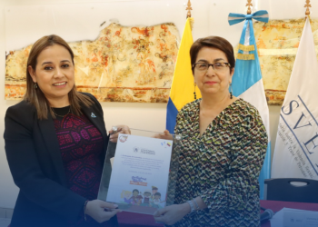 Embajada de Colombia en Guatemala, se suma a la campaña “Protegiendo Nuestro Mayor Tesoro”. (Foto: SVET)