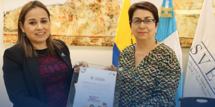 Embajada de Colombia en Guatemala, se suma a la campaña “Protegiendo Nuestro Mayor Tesoro”. (Foto: SVET)
