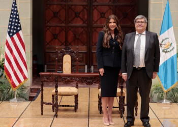 El documento fue suscrito el pasado jueves 26 de junio en Ciudad de Guatemala por el ministro Francisco Jiménez y la secretaria del DHS, Kristi Noem. / Foto: Noé Pérez.