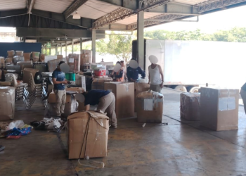 en la Aduana #TecúnUmánII que transportaba encomiendas sin declarar.