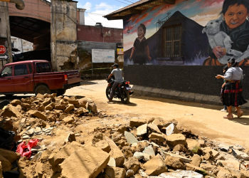 Conred reporta 802 personas afectadas por actividad sísmica. / Foto: Álvaro Interiano.