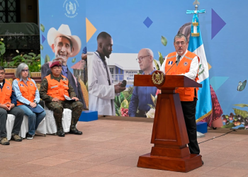 Presidente Bernardo Arévalo en La Ronda