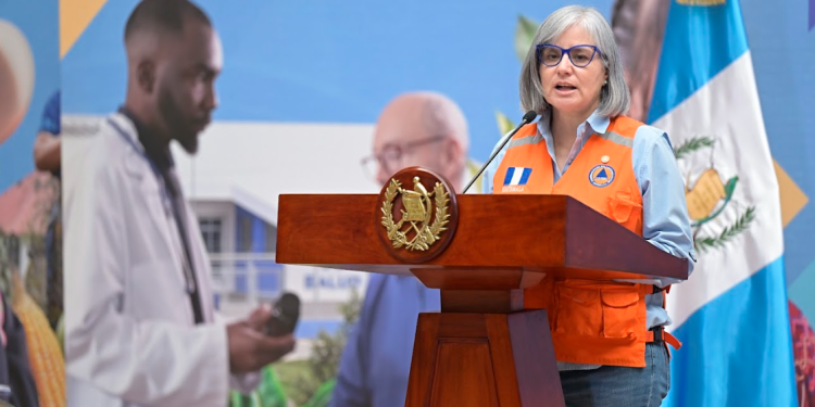Secretaria Ejecutiva de Conred compartió resumen de emergencias atendidas./Foto: Byron de la Cruz.