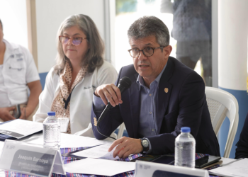 MSPAS brinda conferencia de prensa./Foto: MSPAS.