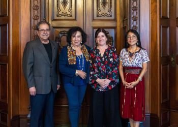 Ministerio de Cultura continúa con restauración de la obra de Carlos Mérida./Foto; MCD.