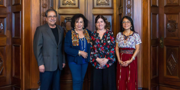 Ministerio de Cultura continúa con restauración de la obra de Carlos Mérida./Foto; MCD.