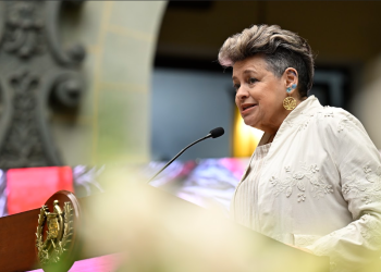 Primera dama de la Nación, Lucrecia Peinado./Foto: Álvaro Interiano.