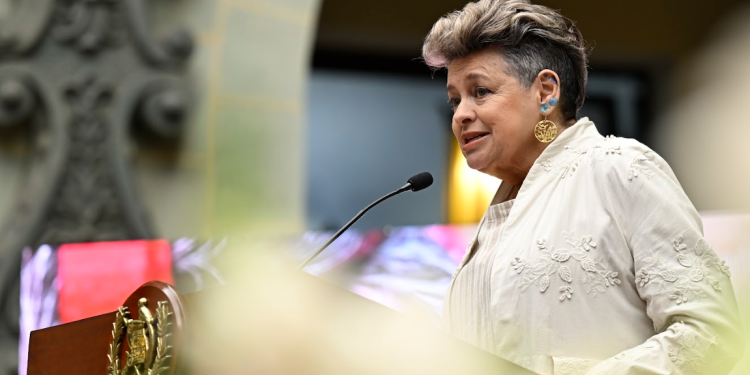 Primera dama de la Nación, Lucrecia Peinado./Foto: Álvaro Interiano.