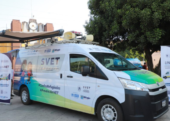 UNIVET llegó este domingo a Pasos y Pedales para impulsar la prevención del delito