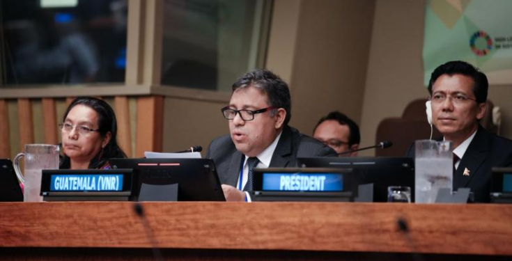 Guatemala presenta el V Informe de la Revisión Nacional Voluntaria (RNV) ante Naciones Unidas