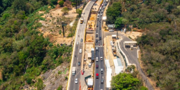 La apertura total del km 11.5 de la ruta a El Salvador será el próximo 31 de julio./Foto: CIV.