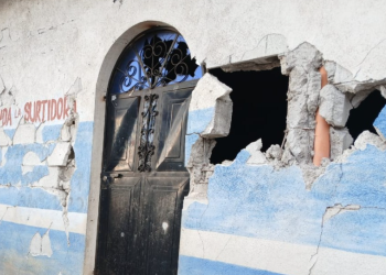 Insivumeh indica que fallas en Santa María de Jesús provocan sismos en la región./Foto: Conred.