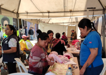 Ministerio de Salud brinda atención a comunidad de Santa María de Jesús. (Foto: MSPAS)