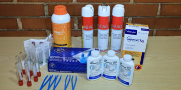 Cada kit entregado está conformado por herramientas esenciales para atender animales afectados. / Foto: MAGA