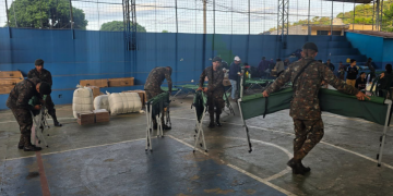 Una serie de sismos ocurrieron en Guatemala la tarde del martes 29 de julio de 2025, generando daños materiales en el departamento de Jutiapa. / Foto: Ejército