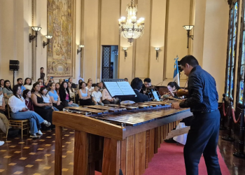 MCD reconoce a artistas guatemaltecos con Premio por Trayectoria y Aportes al Desarrollo de la Obra Musical en Marimba./Foto: MCD.