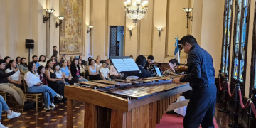 MCD reconoce a artistas guatemaltecos con Premio por Trayectoria y Aportes al Desarrollo de la Obra Musical en Marimba./Foto: MCD.