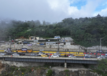 Kilómetro 11.5 de la ruta a El Salvador ya se encuentra liberado./Foto: Gilber García.