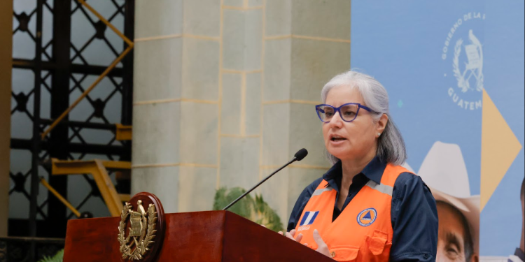 ecretaria ejecutiva de la Coordinadora Nacional para la Reducción de Desastres, Claudinne Ogaldes. / Foto: Analí Camey.