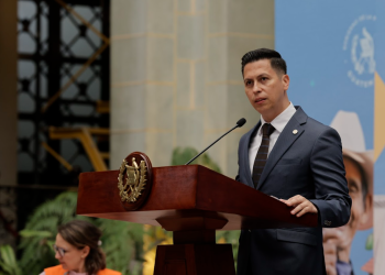 Viceministro de seguridad José Portillo. / Analí Camey.