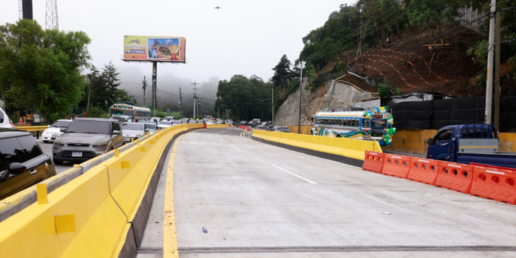 CIV finaliza obra en el km 11.5 de la ruta a El Salvador./Foto: Dickéns Zamora.