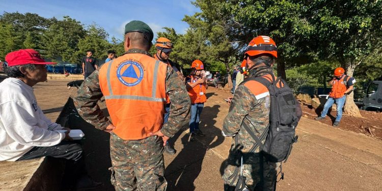 sistema de respuesta tras sismos en Jutiapa