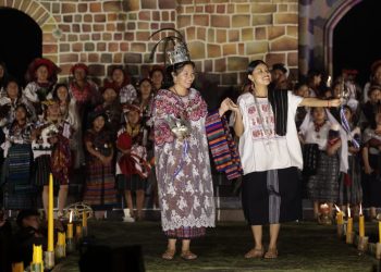 Yosselin Mireily Manuela Chan de 19 años del Municipio de San Cristobal de Totonicapán, fue electa como Rabin Ajaw 2025-2026. / Foto: Noé Pérez