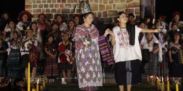 Yosselin Mireily Manuela Chan de 19 años del Municipio de San Cristobal de Totonicapán, fue electa como Rabin Ajaw 2025-2026. / Foto: Noé Pérez