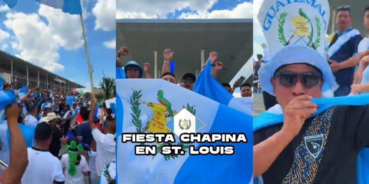 ¡Fiesta chapina en Energizer Park! La afición de Guatemala convierte la previa en un carnaval celeste y blanco