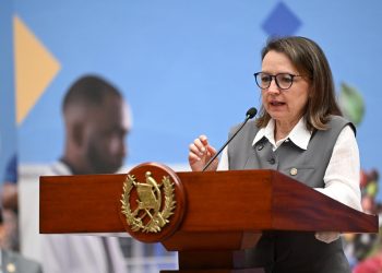 La ministra destacó dos temas principales: los compromisos alcanzados con la Municipalidad de Guatemala y los recolectores. (Foto: Byron de la Cruz)