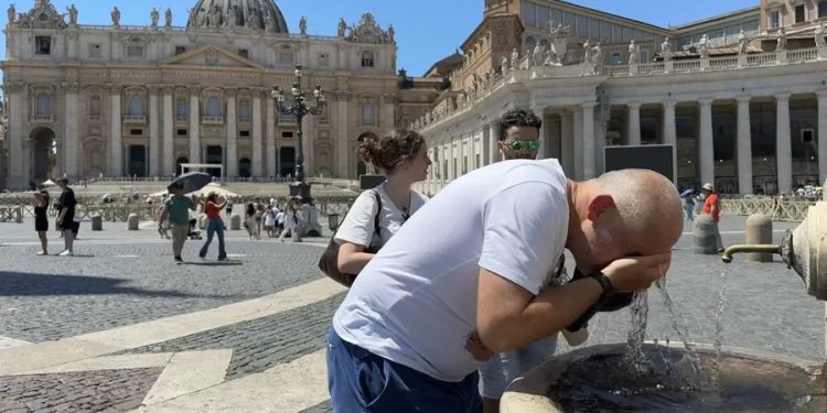 Roma es una de las ciudades más afectadas por la ola de calor en el sur de Europa.