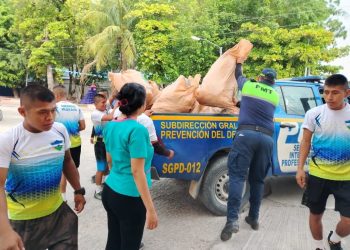 Promueven la limpieza, el orden y la recuperación de espacios públicos en San Benito, Petén