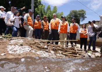 Presidente: “Visitamos el lugar para apoyarlos en este momento difícil”