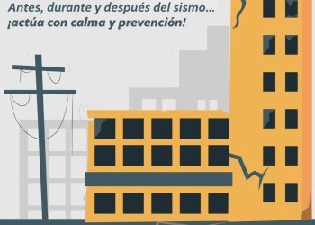 Ministerio de Salud comparte recomendaciones de cómo actuar ante un temblor. (Foto: MSPAS)