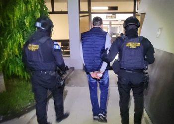 Con esta aprehensión, se eleva a 17 el número de personas detenidas en lo que va del año con fines de extradición. / Foto: PNC