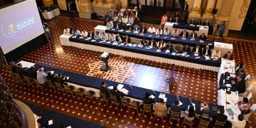 Empezaron las reuniones del Presidente con alcaldes municipales para abordar los proyectos por región. / Foto: Byron de la Cruz.