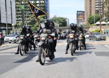 PNC desfila por su 28 aniversario. / Foto: PNC.