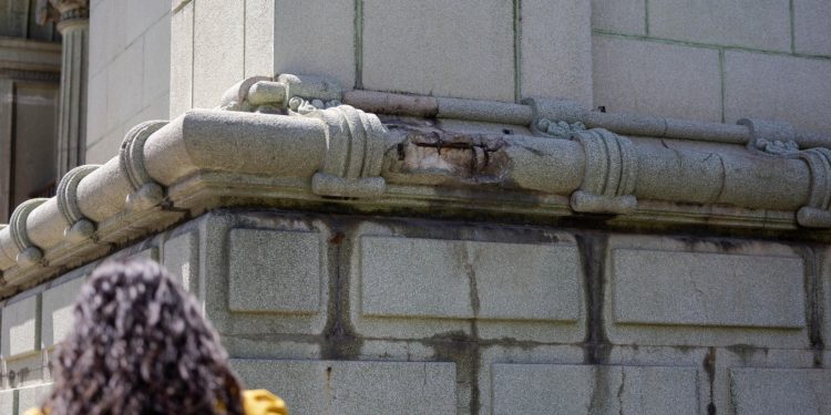 Verifican daños en el Palacio Nacional de la Cultura. / Foto: MCD.