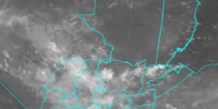 Insivumeh reporta lluvias y clima cálido durasnte la semana./Foto: Insivumeh.