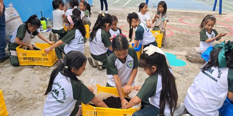 Uno de los ejes clave de los huertos fue mostrar que es posible cultivar alimentos incluso en espacios reducidos. / Foto: MAGA.