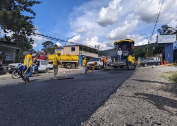 Avanzan los trabajos de recapeo en CA-1 Occidente, en Huehuetenango