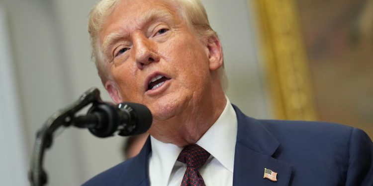 Presidente Donald Trump pospone vigencia de los aranceles. / Foto: EFE.