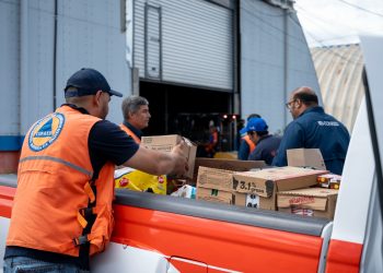 Conred agradece donaciones ante la secuencia sísmica. / Foto: Conred.