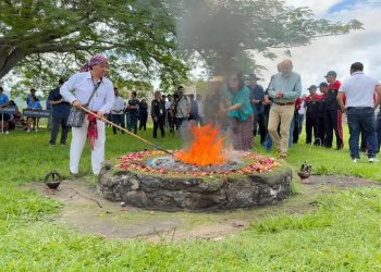Ceremonia maya en Mixco Viejo marca recorrido hacia los Juegos Centroamericanos Guatemala 2025