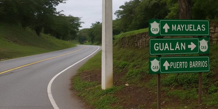 Tramo TeculutÃ¡n-Mayuelas, en Zacapa. / Foto: CIV.