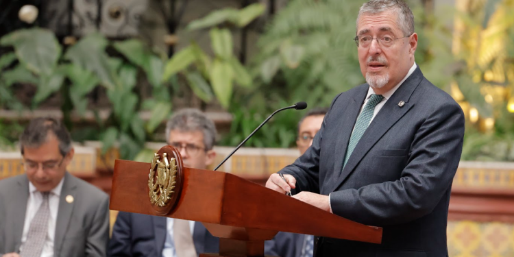 Presidente Bernardo Arévalo. / Foto: Analí Camey.