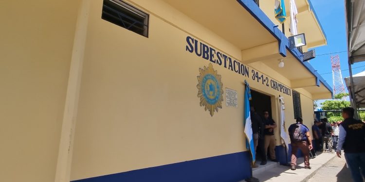 Mingob fortalece la seguridad en Champerico con nueva subestación policial