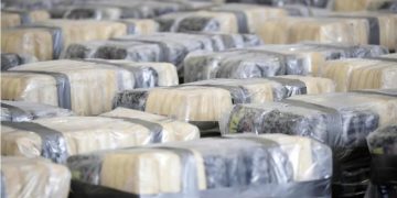 El cargamento de cocaína se encontraba en dos contenedores con destino a Alemania y Centroamérica.